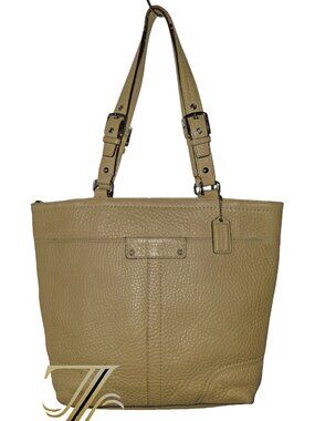 COACH  HAMILTON PEBBLED LEATHER TOTE BAG F13089